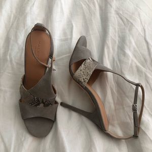 Grey / Snakeskin Halston Heritage Heels